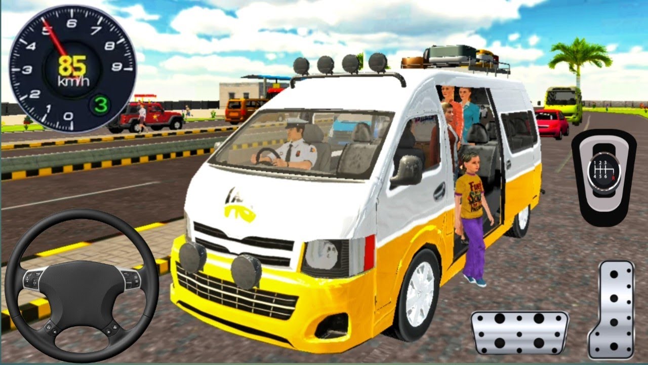 Real Minibus Simulator 3D 2026 - Bus Game _ Luxury Van Minibus  Driving Games  Android GamePlay