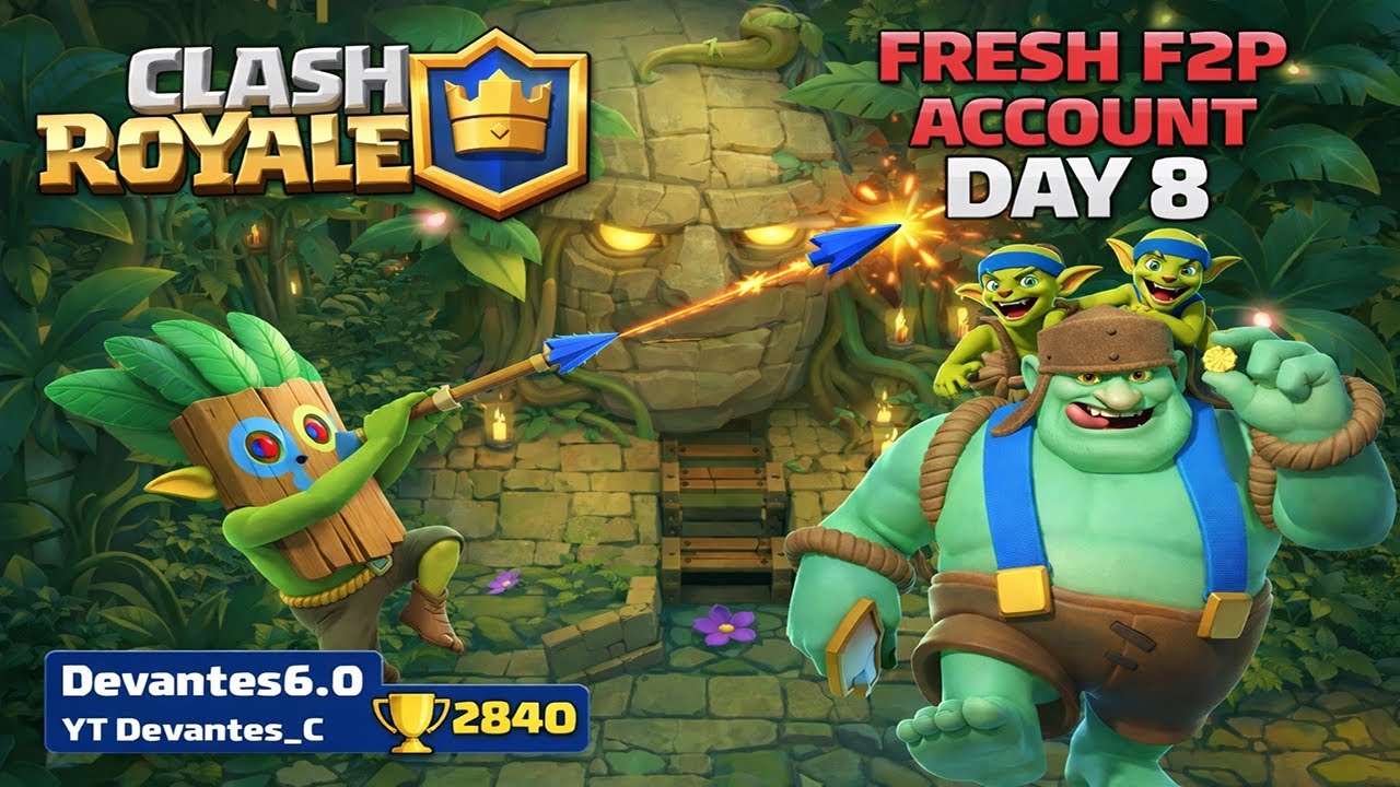 LIVE: Brand New F2P Account + Live Deck Advice (Starting 2840) DAY 8