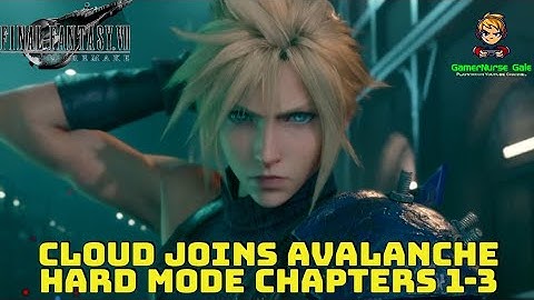 Enjoying Final Fantasy VII Remake. Chapters 1, 2, 3. [Hard Mode Playthrough] (No Commentary)