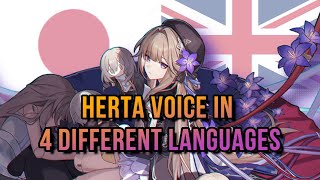 Herta's Voice in All Languages | Honkai: Star Rail