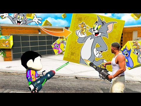 Jerrychan◡̈⃝︎⋆︎* GTA 5 : SHINCHAN Opening BIGGEST “Tom & Jerry