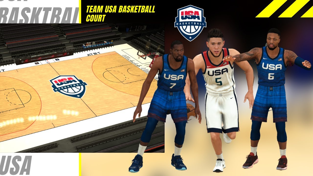 How to make The Team USA Basketball Court In Las Vegas YouTube