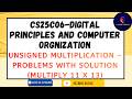CS25C06 DPCO | Unsigned Binary Multiplication |Step-by-Step|Anna University R2025|(multiply 11 x 13)