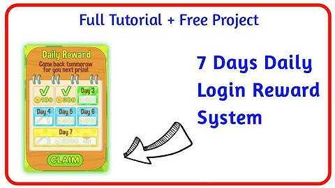 How to make 7 Days Daily Login Reward System in Sketchware | Android Apps Tutorial