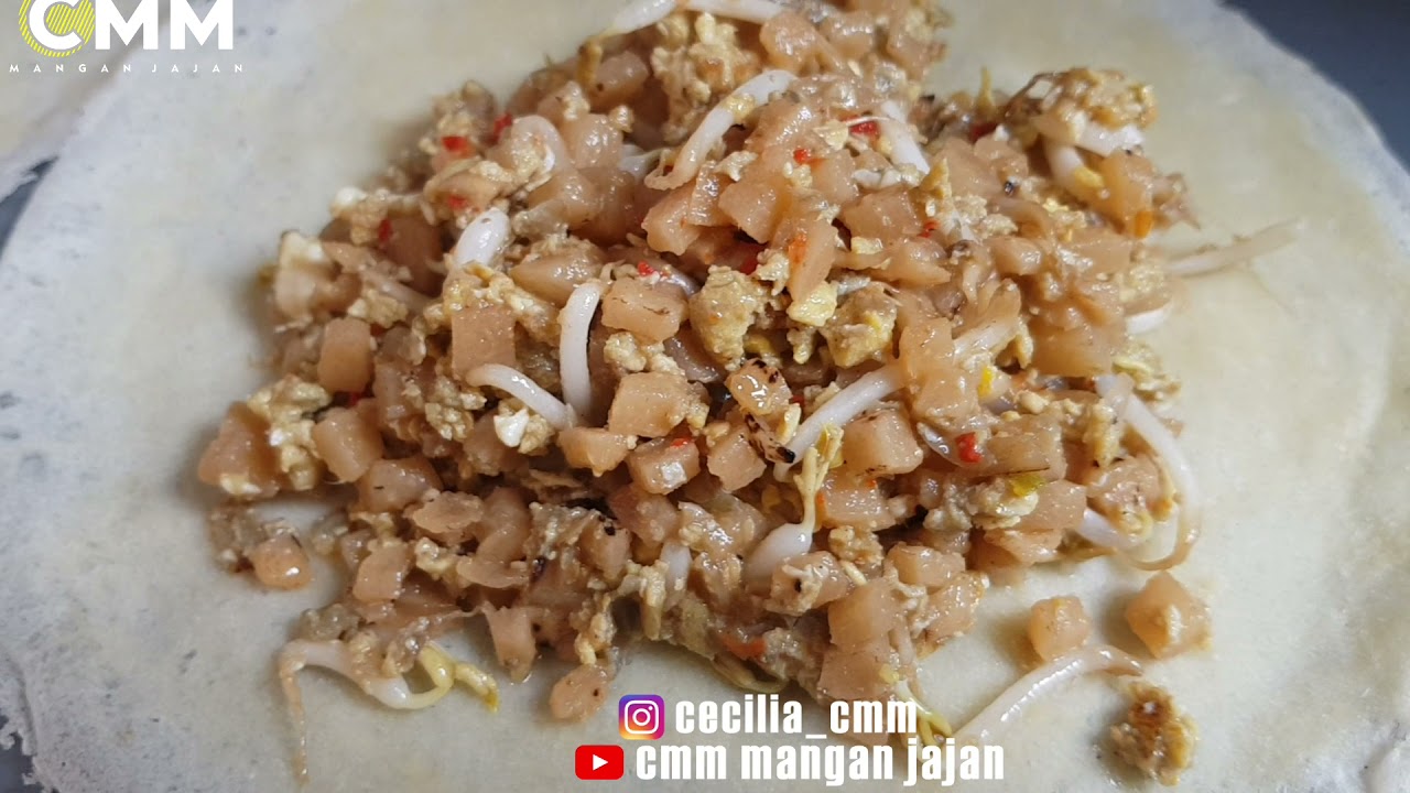 jajan di Bogor - Lumpia Basah / cincau hijau 