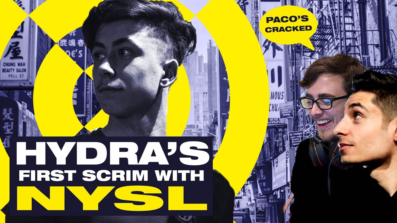 HyDra's First Scrim With NYSL (ft: Mack, Clayster, ZooMaa)