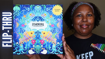 Fishomania Coloring Book by Raveena Baskaran | Flip-through