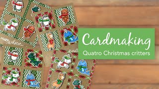 Card making - Lawn Fawn Quatro Christmas critters
Im participating again in Get Cracking On Christmas, an initiative from Jenn Shurkus. Its about making a monthly Christmas card to enjoy your supplies more and enjoy it more without the time pressure. Im actually making four cards with the same design, but Im switching a few things up to make it more fun!
This month it’s a special edition, because it’s ‘Christmas in July’! That’s also why I’m having a little giveaway. If you watch my video, you can see how you can participate in that! **GIVEAWAY IS CLOSED! Winner is notified**
Skip the coloring: 12:10
Chapters
00:00 Intro
00:37 Supply overview
01:02 Making the base
01:37 Making the sentiment
02:18 Assembling the cards
03:32 Coloring
12:10 Finishing up the cards
12:32 Result
List of used supplies:
http://www.peterstreasury.com/en/2021/07/15/card-making-lawn-fawn-quatro-christmas-critters
Peters Treasury Instagram:
https://www.instagram.com/peterstreasury
Intro music
Country Cue 1 by Audionautix is licensed under a Creative Commons Attribution license (https://creativecommons.org/licenses/by/4.0/)
Artist: http://audionautix.com/ Card making - Lawn Fawn Quatro Christmas critters