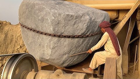 Blood, Sweat & Stone: How Rock Crusher Workers Push Through Everything!!!#dangerous ☠️👹😱☠️