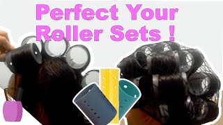 How To Do A  Perfect Roller set !   ( Part 2 )