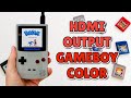 .mi output gameboy color dmg look q5 ips  play gbc in on your tv
