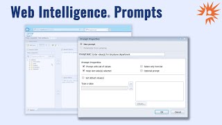 Free SAP BusinessObjects Web Intelligence Webinar : The Power of Prompts