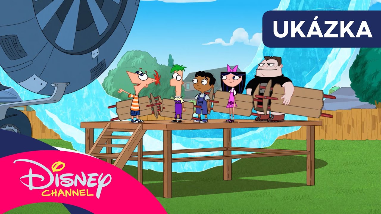 🌞 Letní sáňkařské kolo | Phineas a Ferb | Disney Channel Česká republika