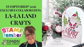 Why Stop at A2 Go BIG with This 5x7 Christmas Card! La-La Land Crafts 2026 STAMPtember Exclusive