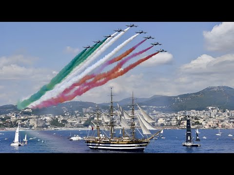 L'Amerigo Vespucci salpa per il giro del mondo