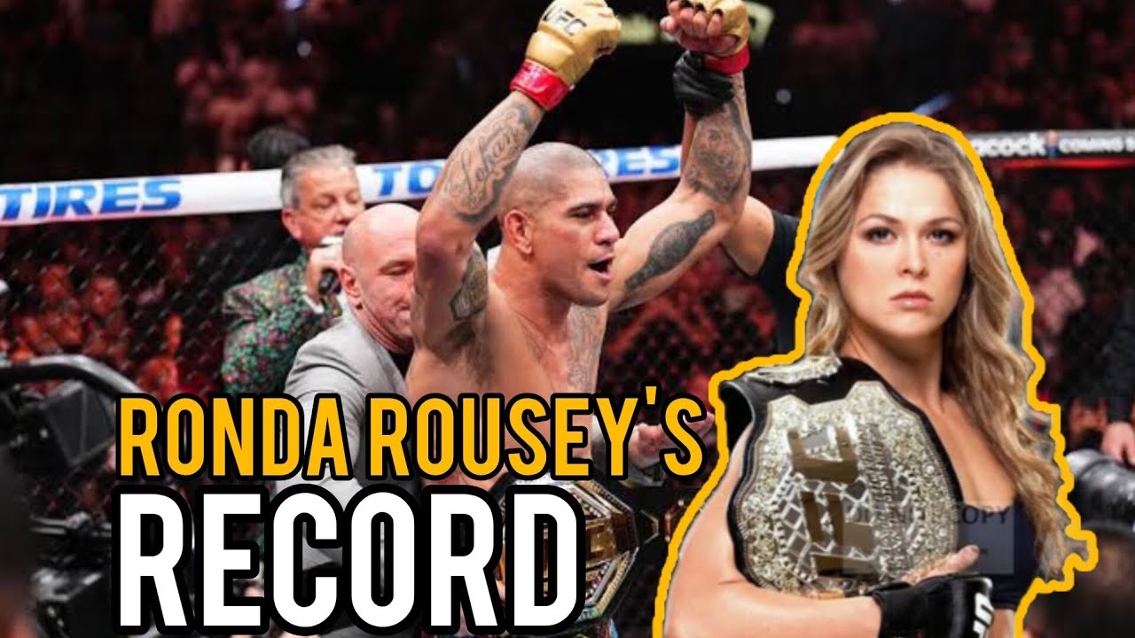 Can Alex Pereira Beat Ronda Rousey's Record? - YouTube