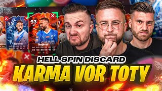 Thumbnail for Dicke KARMASCHELLE vor dem TOTY 😰😳 FIRE vs ICE Hell Spin DISCARD vs @GamerBrother 🔥 EA FC 24