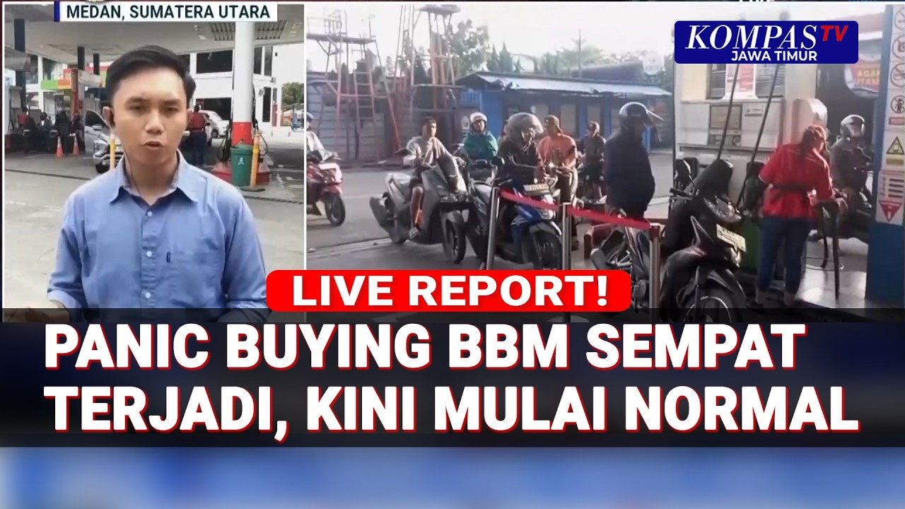 Panic Buying BBM Sempat Terjadi, Antrean SPBU Medan dan Aceh Berangsur Normal