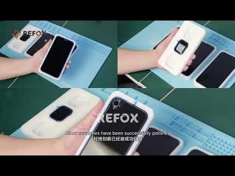 Phone Scratches Removing of Screen/Back Glass in 6 Mins By Grinding &  Polishing 