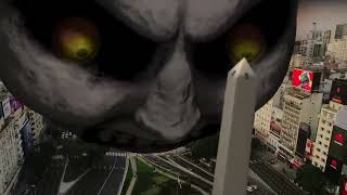 Majora's Mask Moon Falling in Buenos Aires...