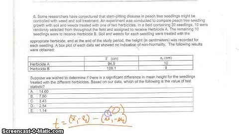 AP Stats: Review of Inference for two samples