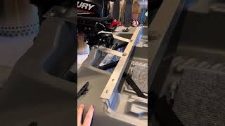Pond prowler transom support DIY Quest Angler
