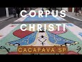 Procissão de Corpus Christi na cidade de Caçapava,  SP