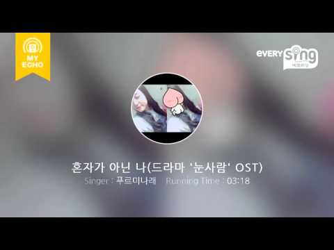 [everysing] 혼자가 아닌 나(드라마 '눈사람' OST)