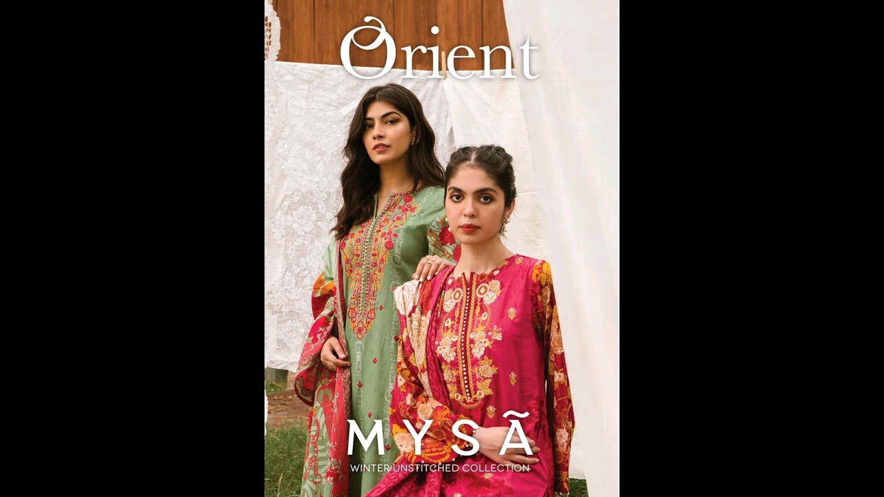 Orient Mysa Printed/Embroidered Karandi/Khaddar/Linen/Cottel  Suits (winter collection)