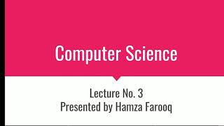 Grade 9th Computer Science Ch # 3 Network Topic : Server and Client