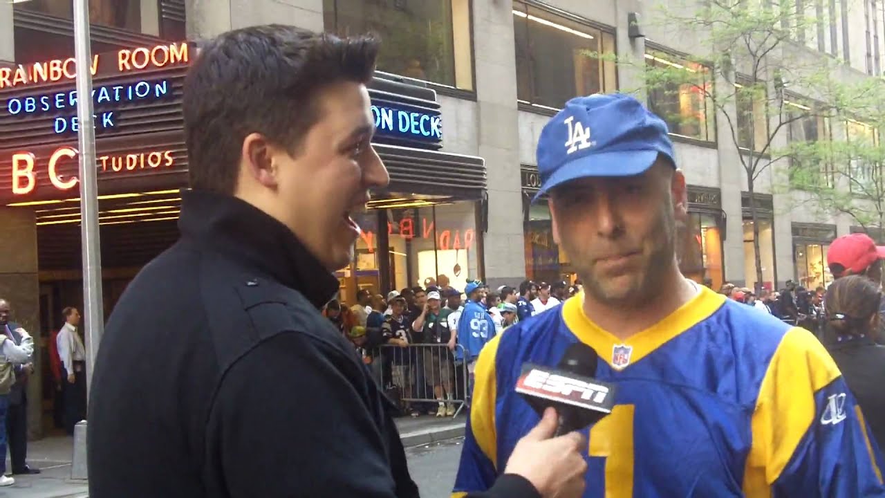 Crazy St. Louis Rams Fan - YouTube