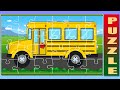 School Bus | Puzzle Game | School bus video | Puzzle Video