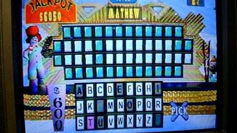 Wheel of Fortune 2nd Edition Playstation Run Game 29 Part 1