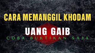 CARA MEMBUKA GERBANG KELIMPAHAN❗️Uang Gaib