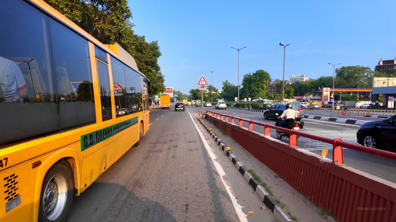 Driving in New Delhi 2025 🇮🇳 - Capital City Tour in Stunning 4K UHD