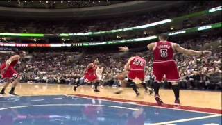 Derrick Rose & Thad Young Halftime Highlights - HD 720p