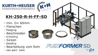 Celebrity KH-300-R-H-FF-SD Randbearbeitungsmaschine Flexformer für kleine Durchmesser ab 60mm Profile