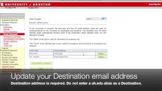 Updating Email Addresses