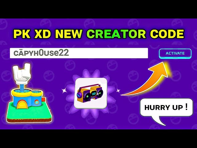 PK XD☆ﾟ⁠.⁠*⁠・⁠｡ﾟ  CHECK OUT THIS NEW PK XD CREATOR CODE