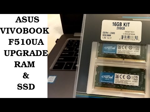 Upgrade RAM and SSD of Asus Vivobook F510UA Asus F510Uf 2