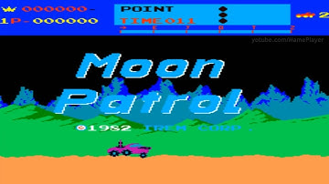 Moon Patrol 1982 Irem Mame Retro Arcade Games
