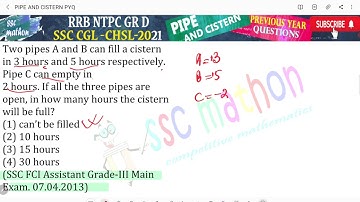 Two pipes A and B can fill a cistern in 3 hours and 5 hours respectively.Pipe C can empty in