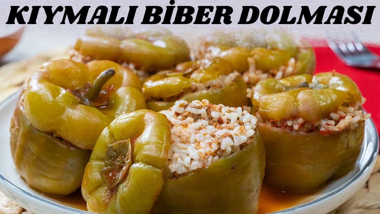 Biber dolması kıymalı ???? Nefis yemek tarifleri ???? KOLAY YEMEK TARİFLERİ