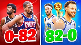 0-82 to 82-0 Challenge! NBA 2K23