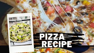 Pizza Recipe || Veg Pizza Recipe Oven And Without Oven