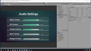 Unity 3d Asset store Audio Settings