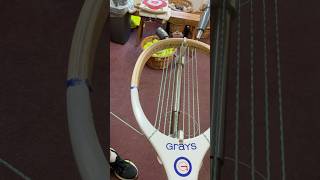 Hand strung. Every time #realtennis #racket #restring #tennis #handmade #courttennis #racketsport