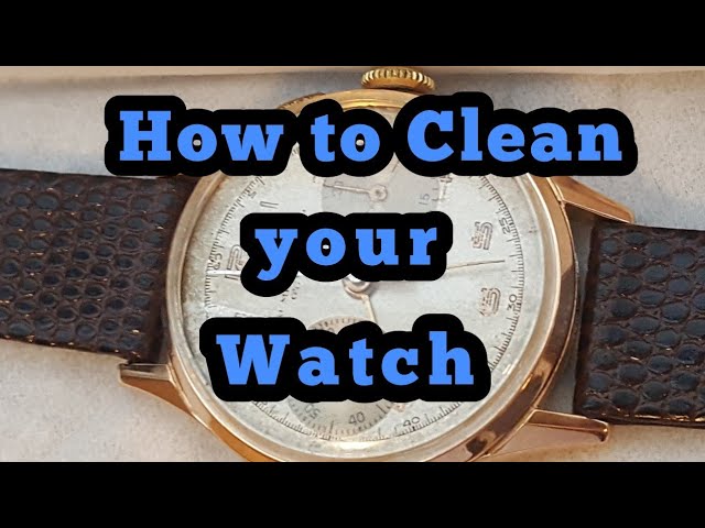 How to Clean Watch Parts Without A Machine-Watch Repair Lesson #8 