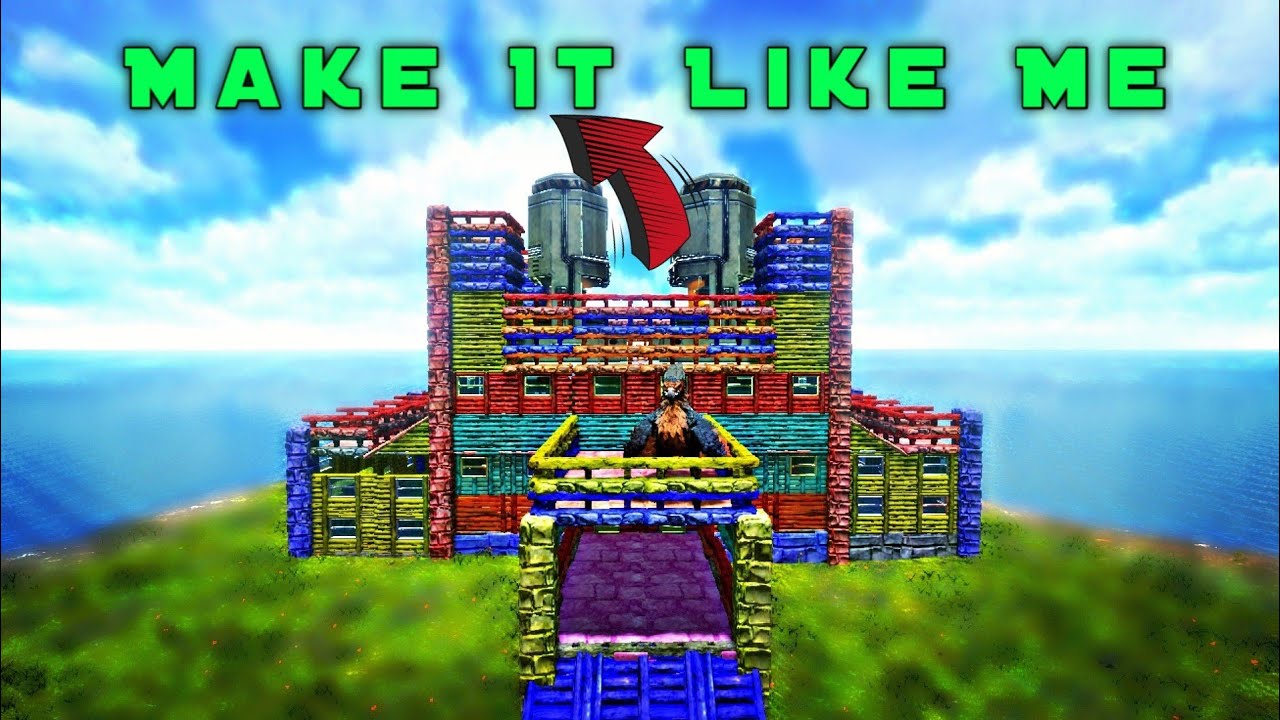 Ark Mobile Large Base Build | How To Build Ark Mobile Base