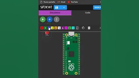 SIMULAR RASPBERRY PI PICO #raspberrypi #wokwi #adc #micropython